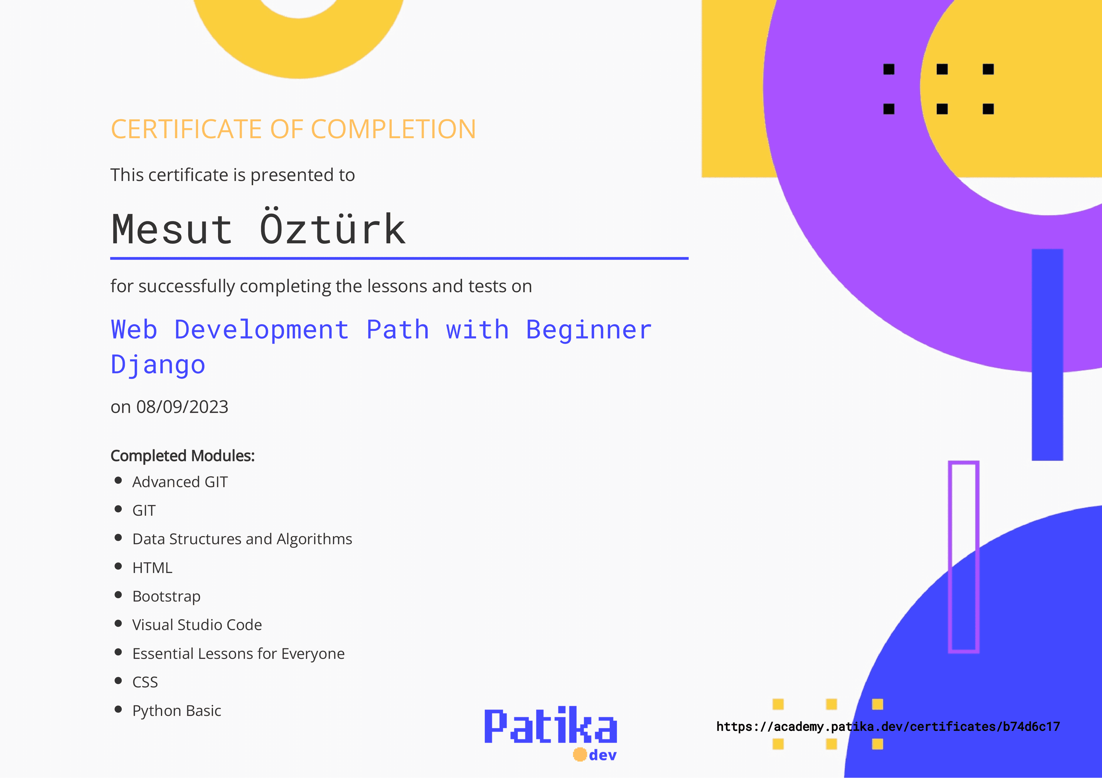 begginer django web development